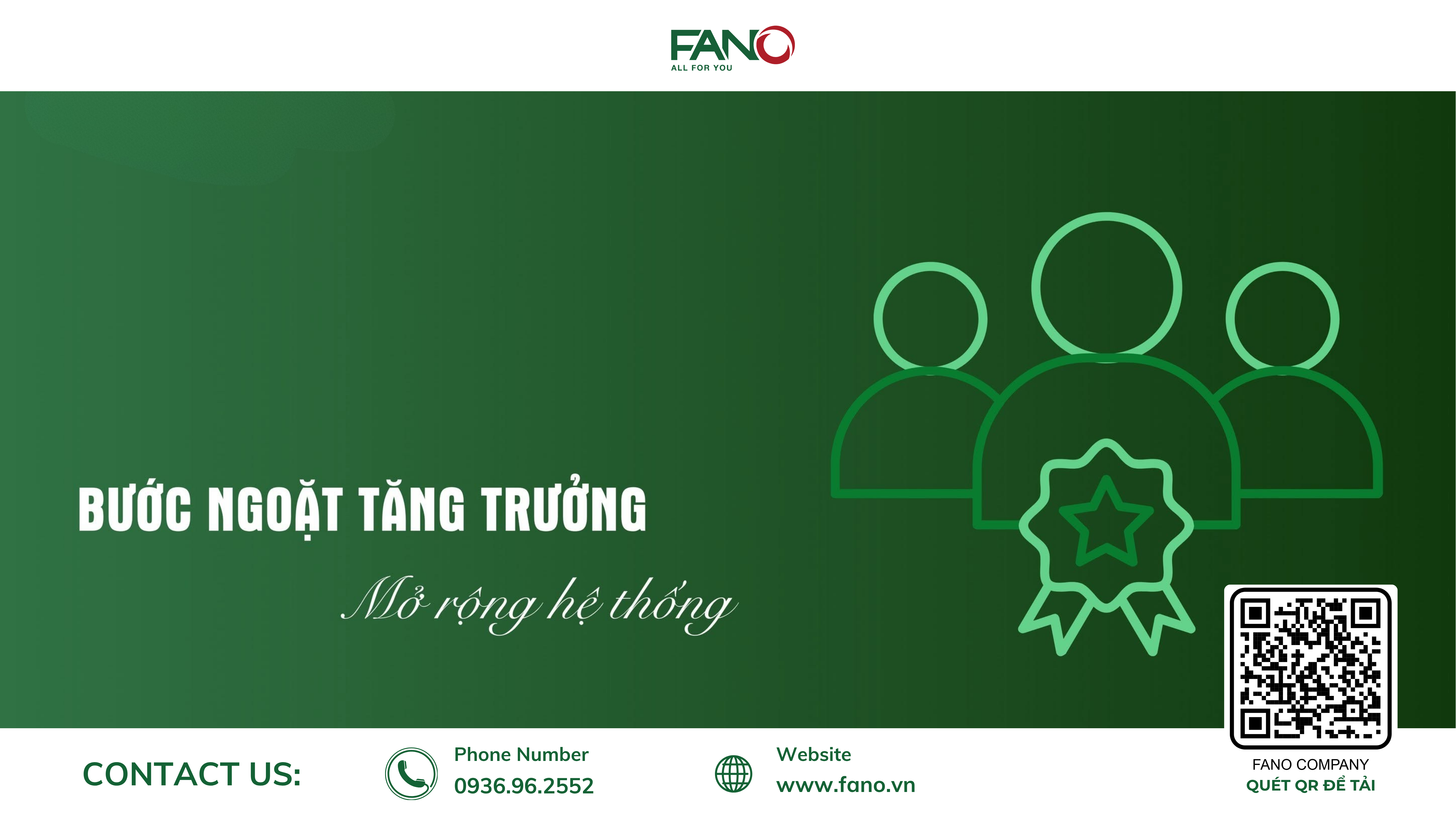 BƯỚC NGOẶT TĂNG TRƯỞNG - MỞ RỘNG HỆ THỐNG